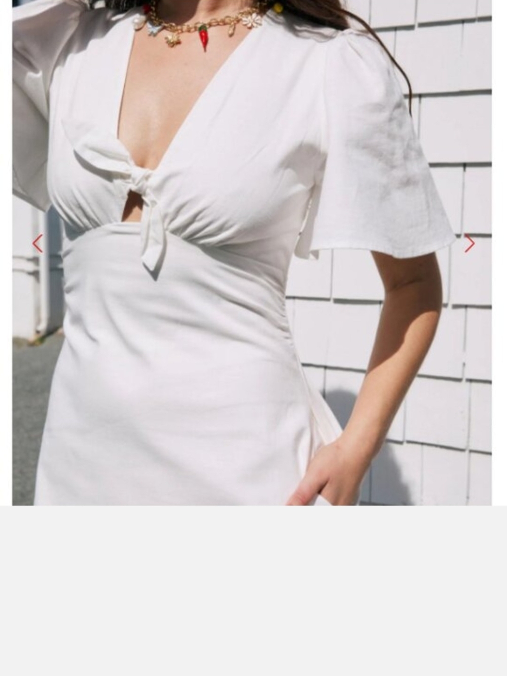 Jess Dress Lisa Says Gah - DOVE - Picture 3 of 5